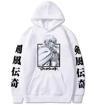 BERSERK - Casual Griffith Japanese Graphic Hoodie