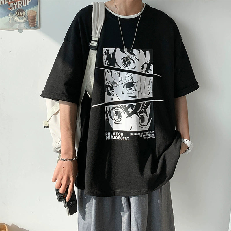 DEMON SLAYER - Oversized Big 3 Streetwear Graphic Tee