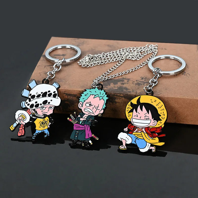 ONE PIECE - 2015 Cartoon Keychain Set