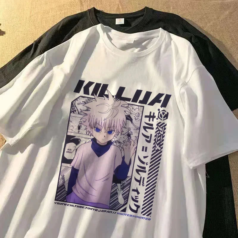 HUNTER X HUNTER - Oversized Killua Streetwear Graphic Tee