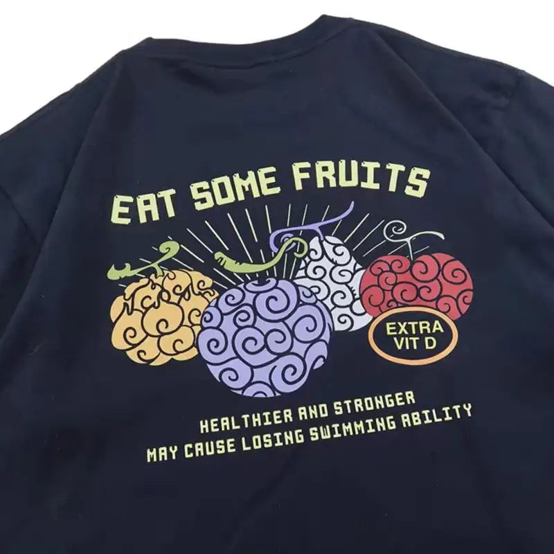 ONE PIECE - "Eat Some Fruits" Devil Fruit Oversized Graphic Tee