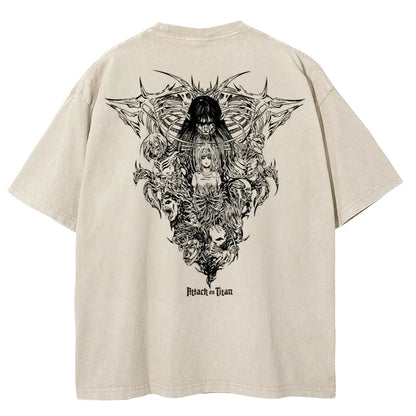 ATTACK ON TITAN - Desert Heavyweight Oversized Graphic Tee Collection