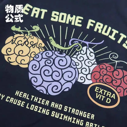 ONE PIECE - "Eat Some Fruits" Devil Fruit Oversized Graphic Tee