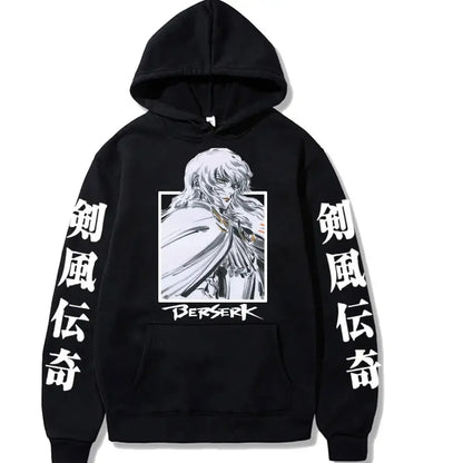 BERSERK - Casual Griffith Japanese Graphic Hoodie